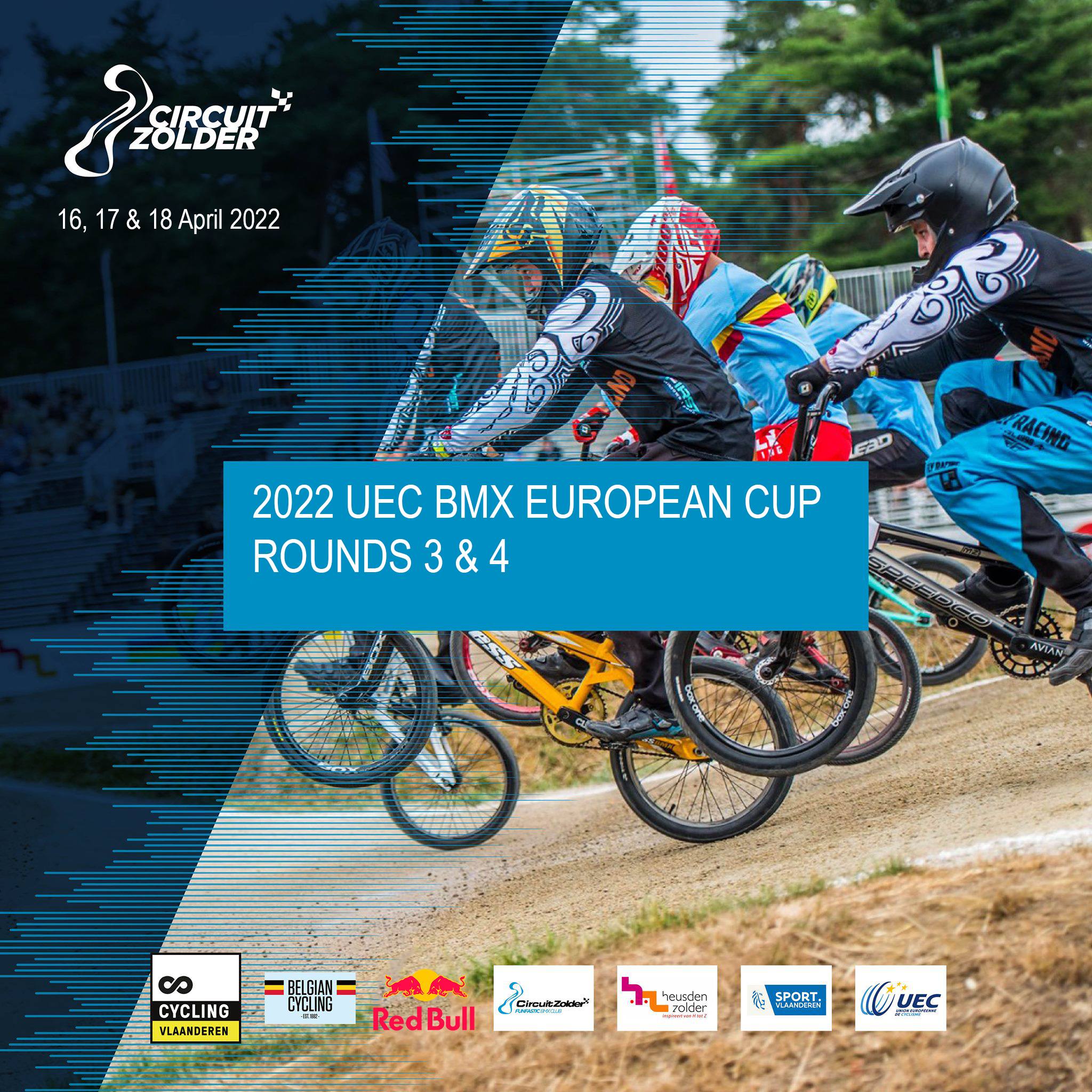 2022 UEC BMX EUROPEAN CUP Rounds 3 & 4 Zolder