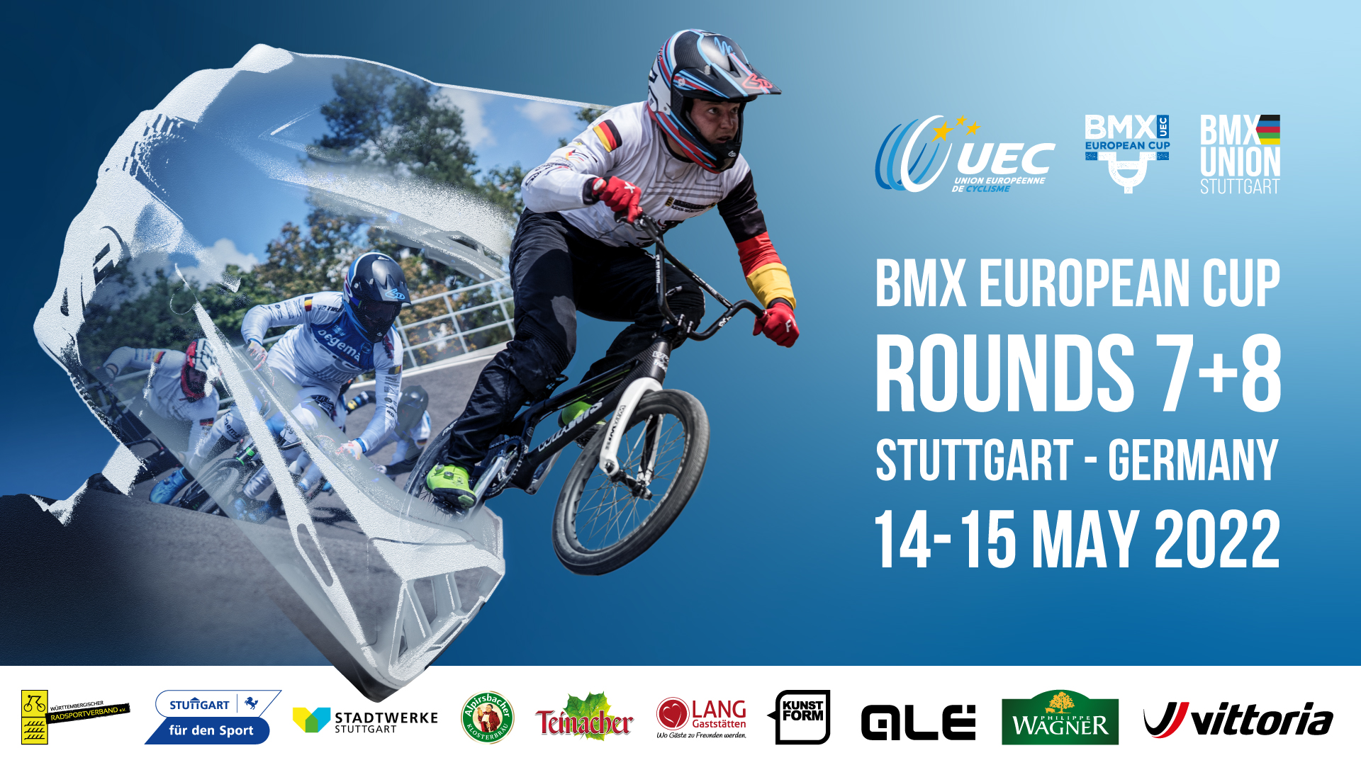 2022 UEC BMX CUP Round 7 & 8 Stuttgart (GER) – 14 & 15 Mai